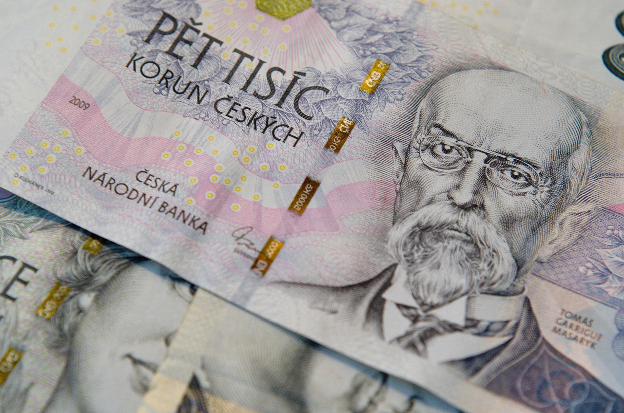 Czeskie korony, symbol finansów w Europie w obliczu wyzwań.