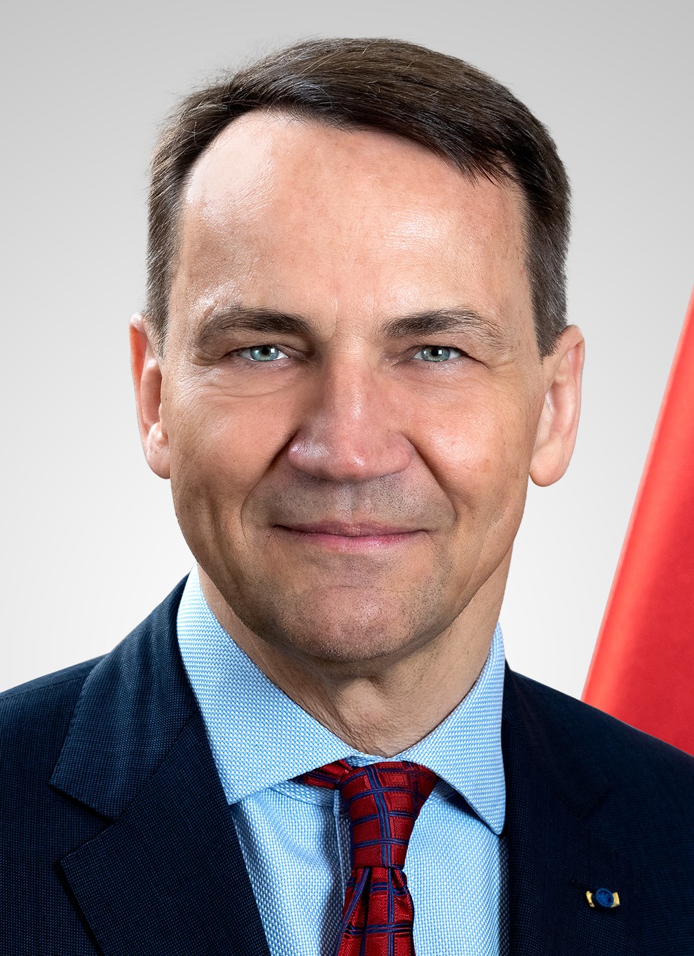 Radosław Sikorski, wicepremier i szef polskiej dyplomacji, podczas spotkania z Marco Rubio.