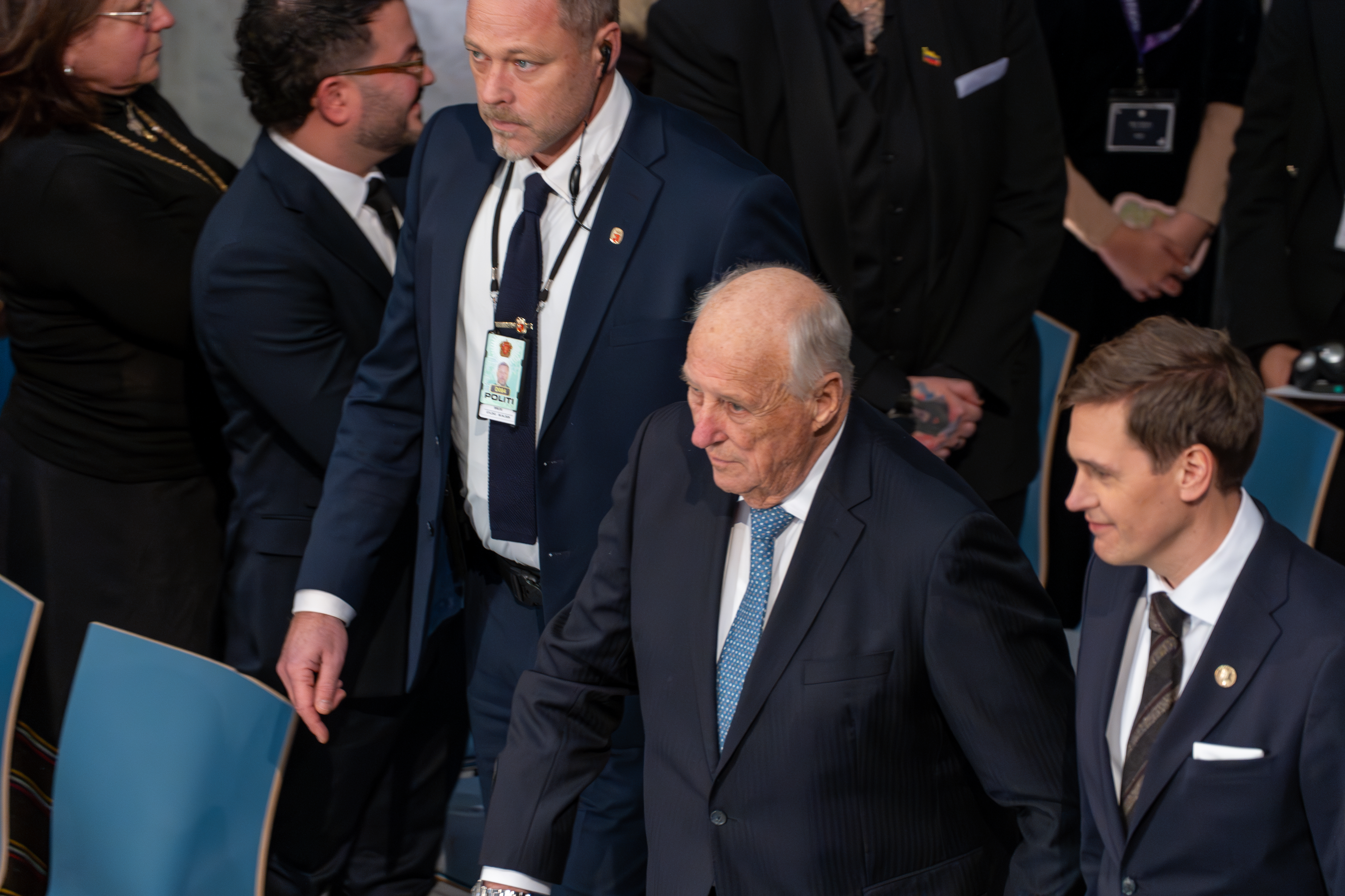 Król Harald V Norwegii, zdjęcie monarchy budzące niepokój o jego zdrowie.